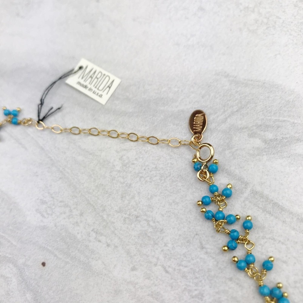 NEW Free People x Marida Flower Field Choker - Picture 5 of 6